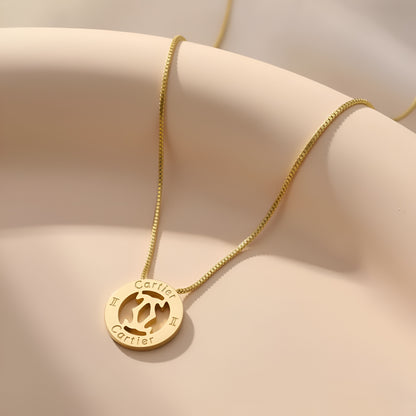 Stainless steel Cartier Circular Studs and Pendant