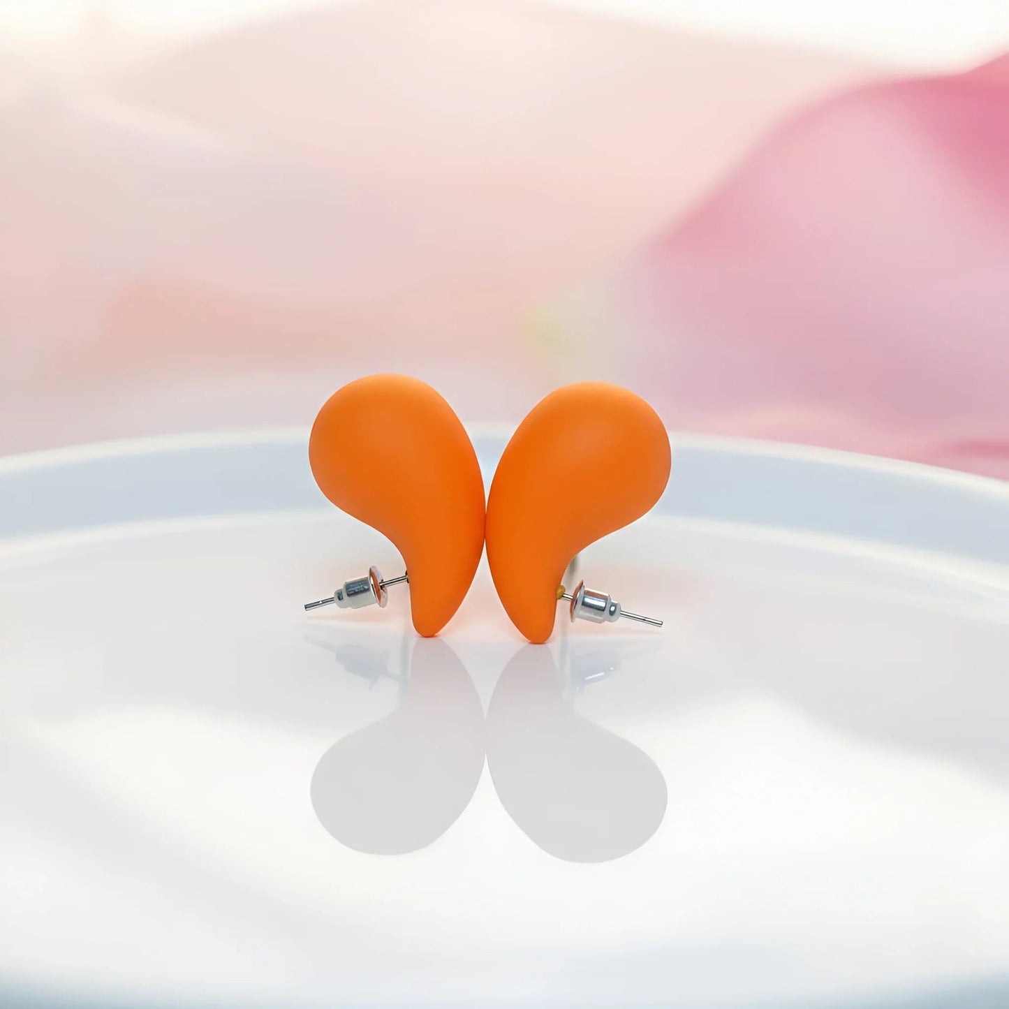 Glamorous Gold-Toned Tri-Section Pave Hoop Earrings