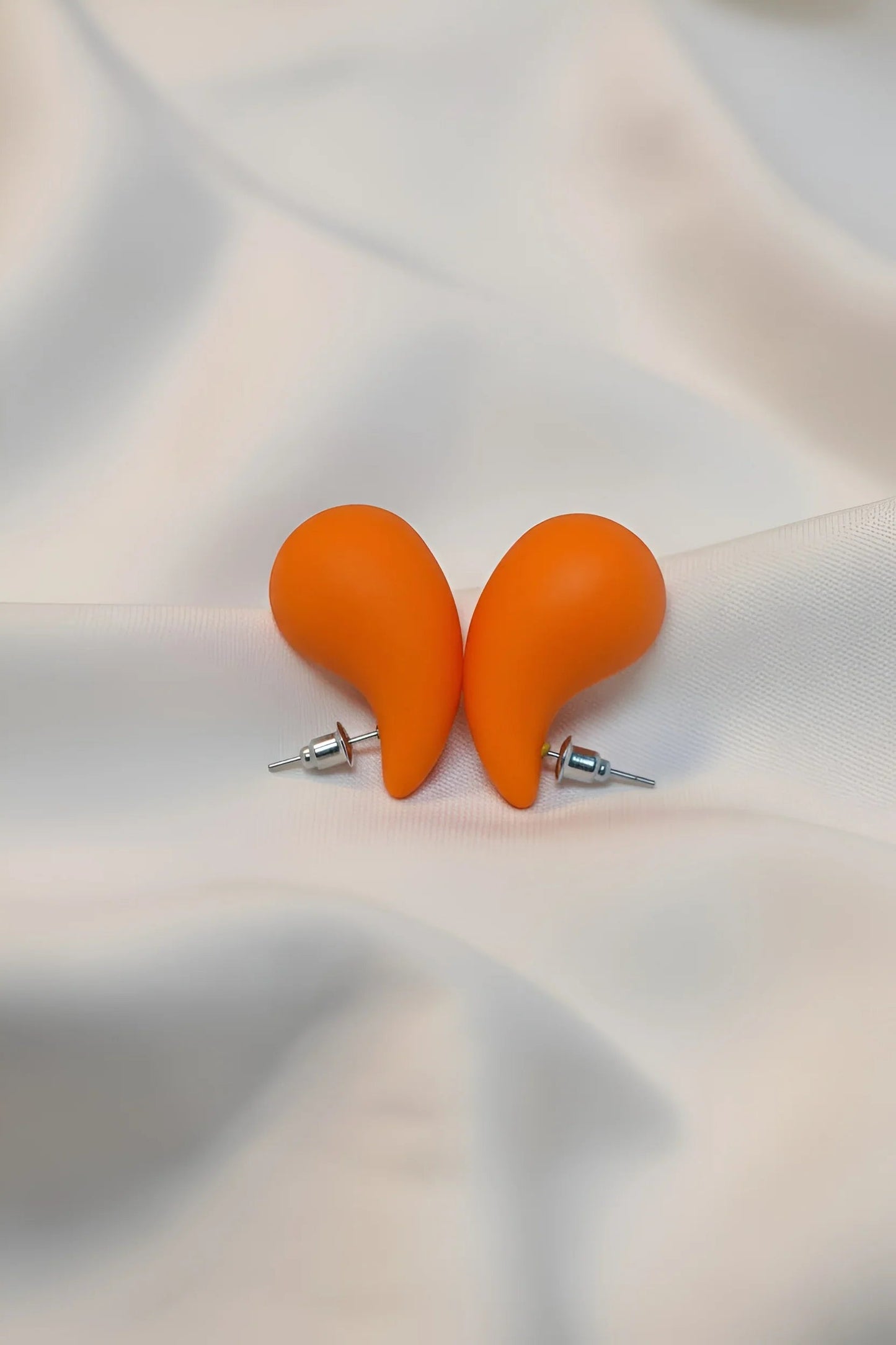 Glamorous Gold-Toned Tri-Section Pave Hoop Earrings