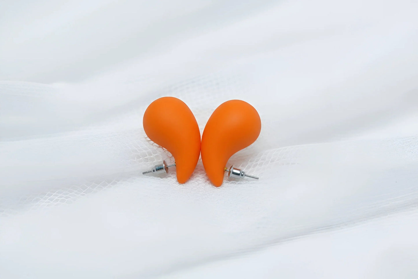 Glamorous Gold-Toned Tri-Section Pave Hoop Earrings