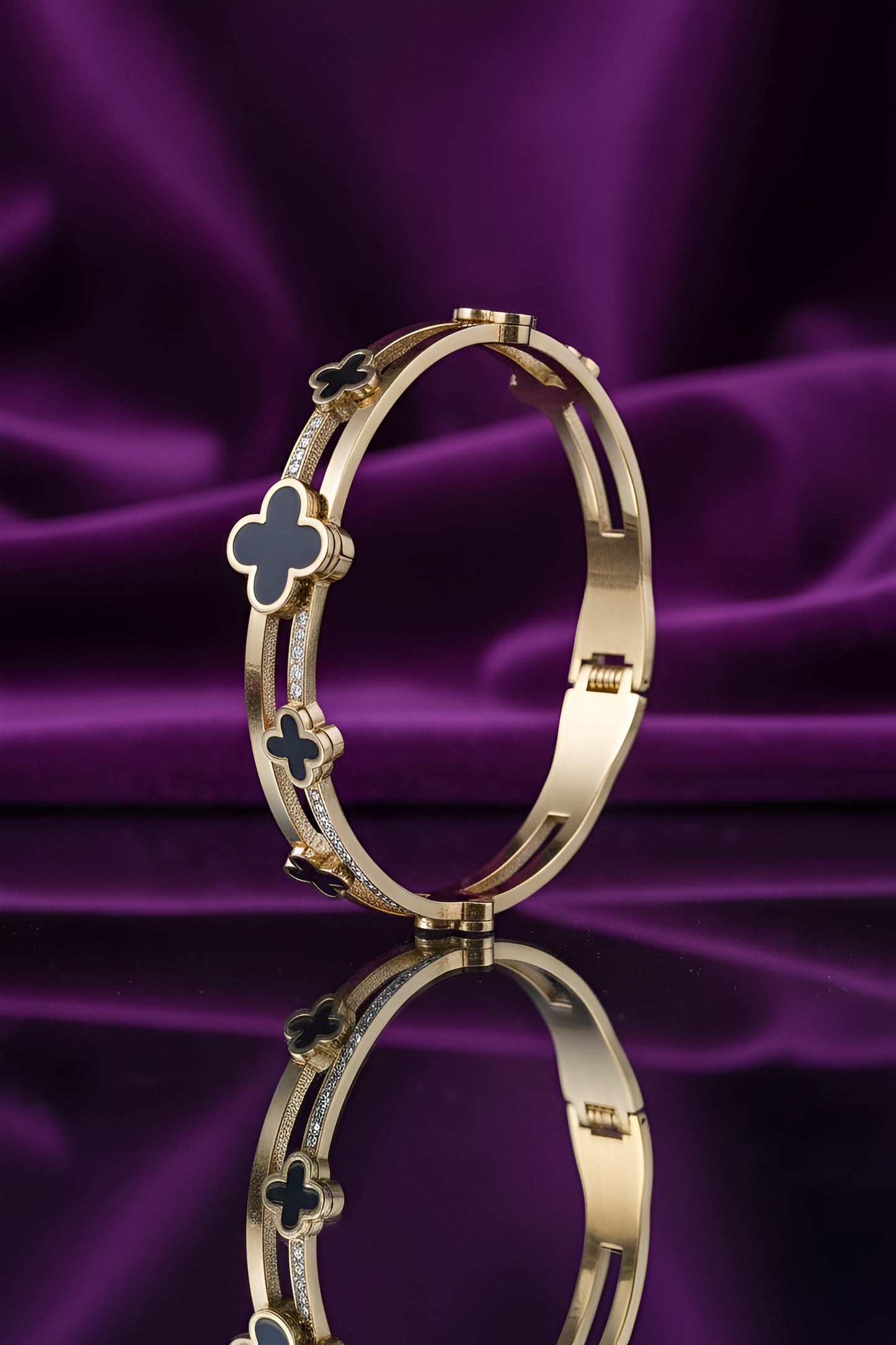 Golden Clover Luxe Cuff