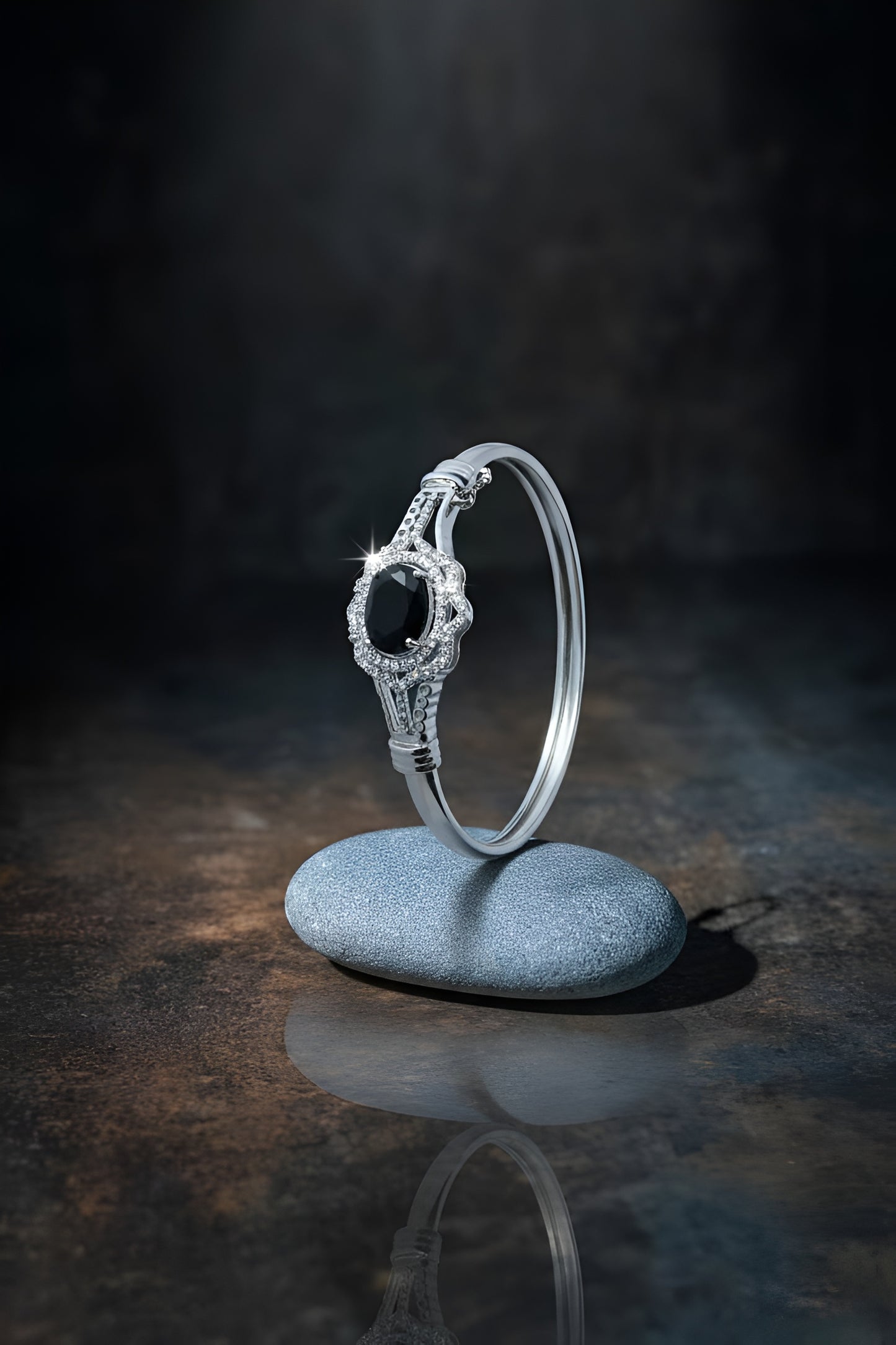 Oval Black Zirconia Collection