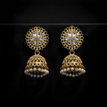 Classic Gold-Toned Twisted Rope Hoop Earrings