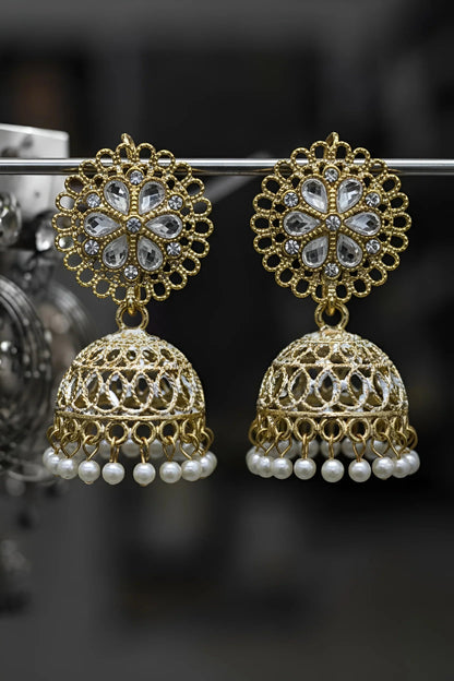 Classic Gold-Toned Twisted Rope Hoop Earrings