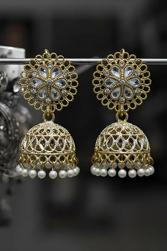 Classic Gold-Toned Twisted Rope Hoop Earrings