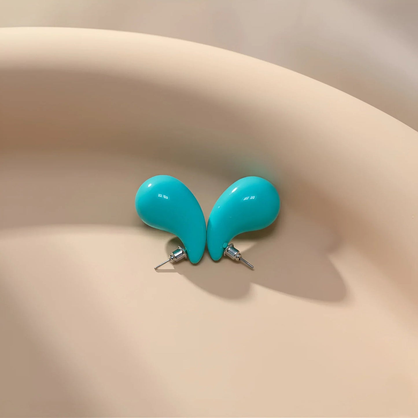 Glamorous Gold-Toned Tri-Section Pave Hoop Earrings