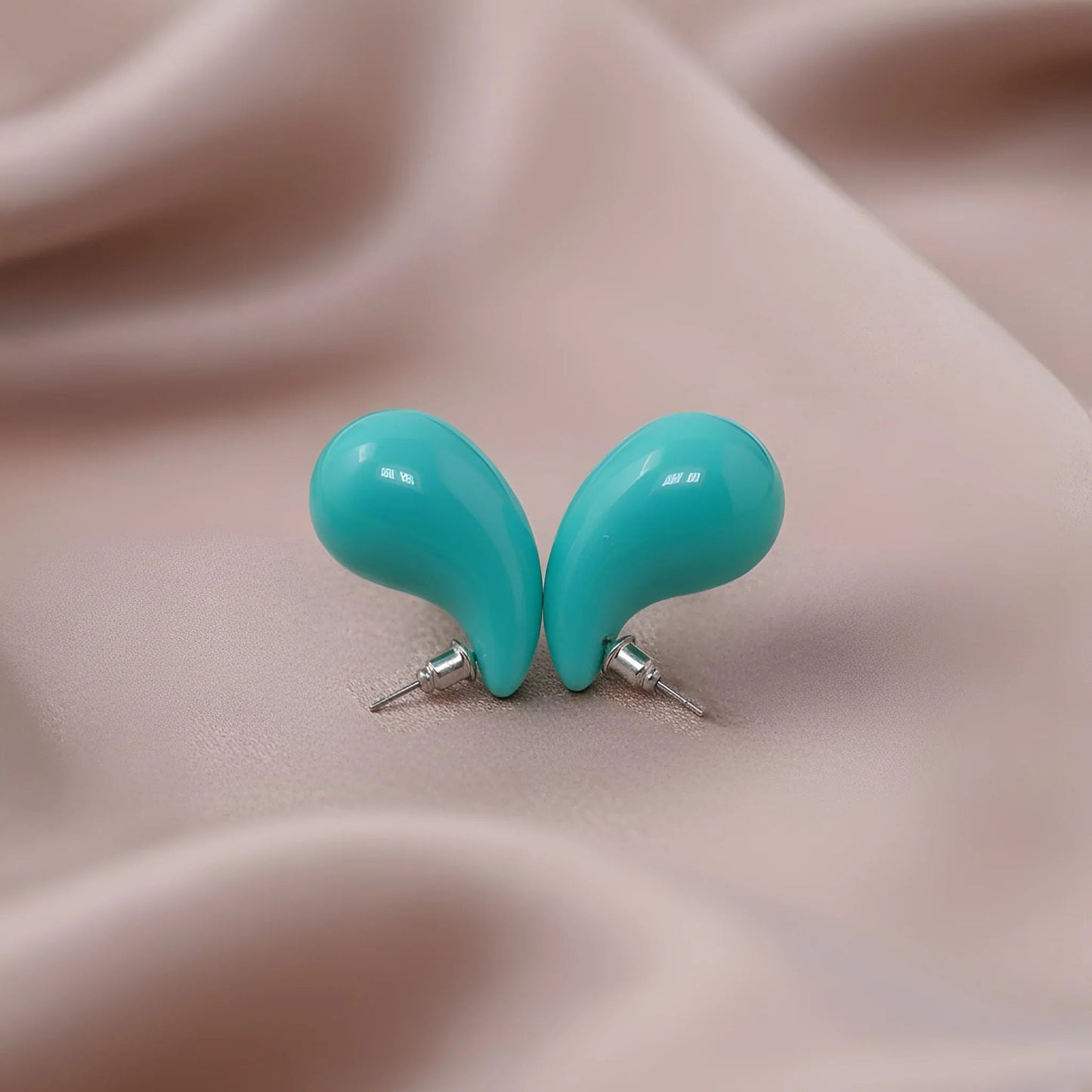 Glamorous Gold-Toned Tri-Section Pave Hoop Earrings