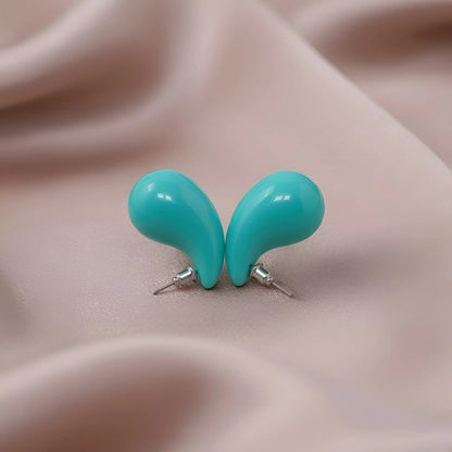 Glamorous Gold-Toned Tri-Section Pave Hoop Earrings