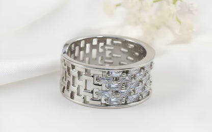 Diamond Crush Statement Ring