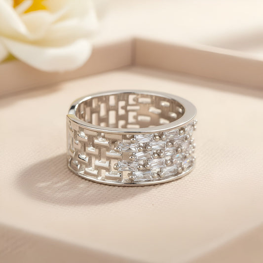 Diamond Crush Statement Ring