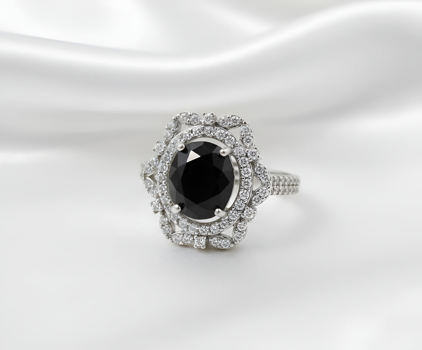 Oval Black Zirconia Collection