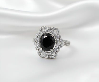 Oval Black Zirconia Collection